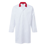 Portwest Voedingsmiddelen industrie Labjas 2210 zakloos voedingsindustrie wit-koningsblauw(WR)