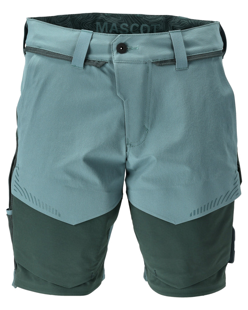 Mascot Customized Shorts 22149-605 stretch lichtbosgroen-bosgroen(3534)