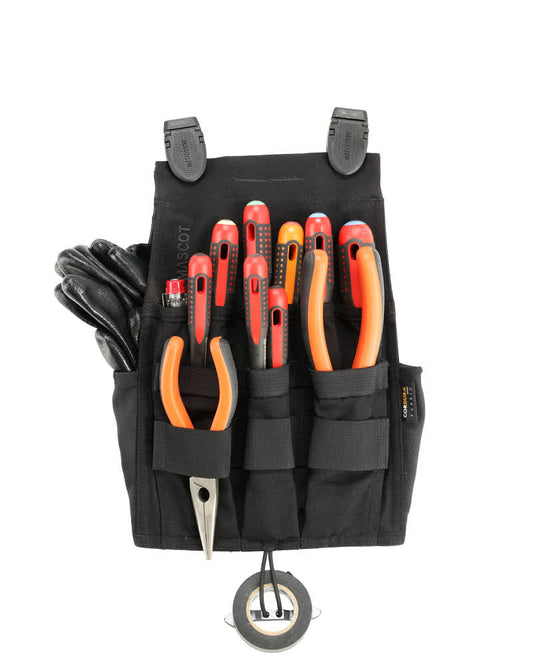 Mascot Customized Spijkerzak 22150-012 elektricien Click Pocket System zwart(09)