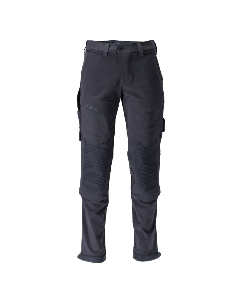 Mascot Customized Broek 22179-652 kniezakken Ultimate Stretch waterafstotend warm donker marineblauw(010)