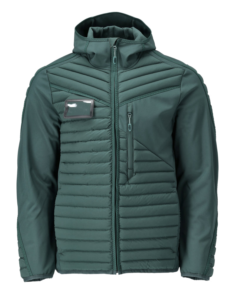 Mascot Customized Jas 22215-607 capuchon waterafstotend ademend bosgroen(34)