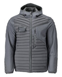 Mascot Customized Jas 22215-607 capuchon waterafstotend ademend steengrijs(89)