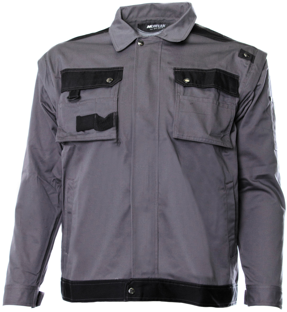 M-Wear Jas 2263 grijs-zwart