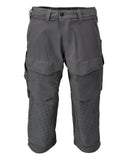 Mascot Customized Driekwart broek 22249-605 kniezakken stretch steengrijs(89)