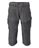Mascot Customized Driekwart broek 22249-605 kniezakken stretch steengrijs(89)