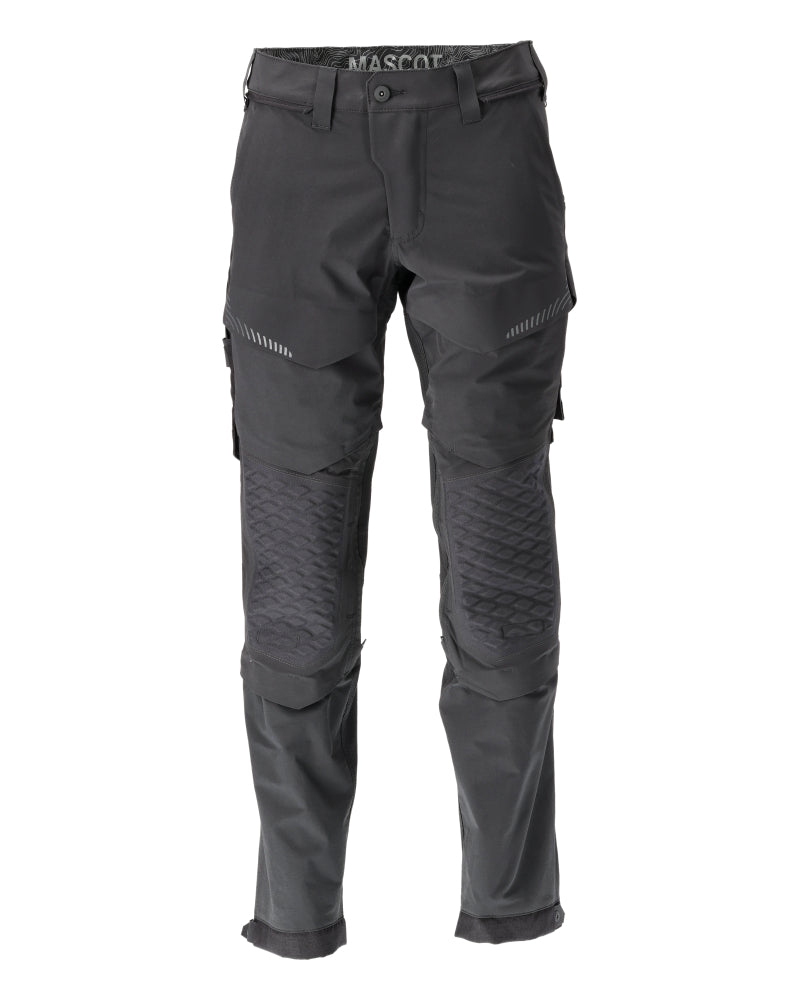 Mascot Customized Broek 22279-605 kniezakken zwart(09)