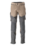 Mascot Customized Broek 22279-605 kniezakken donkerzand-steengrijs(5689)