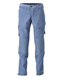 Mascot Customized Broek 22279-605 kniezakken ijsblauw(85)