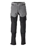 Mascot Customized Broek 22279-605 kniezakken steengrijs-zwart(8909)