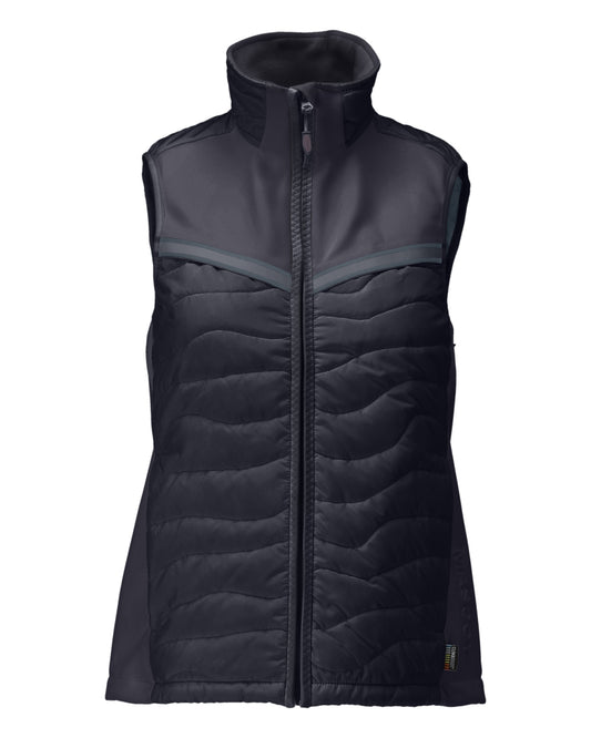 Mascot Customized Thermobodywarmer 22375-318 Climascot-voering waterafstotend ademend vrouwelijke pasvorm donker marineblauw(010)
