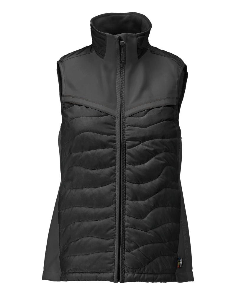 Mascot Customized Thermobodywarmer 22375-318 Climascot-voering waterafstotend ademend vrouwelijke pasvorm zwart(09)