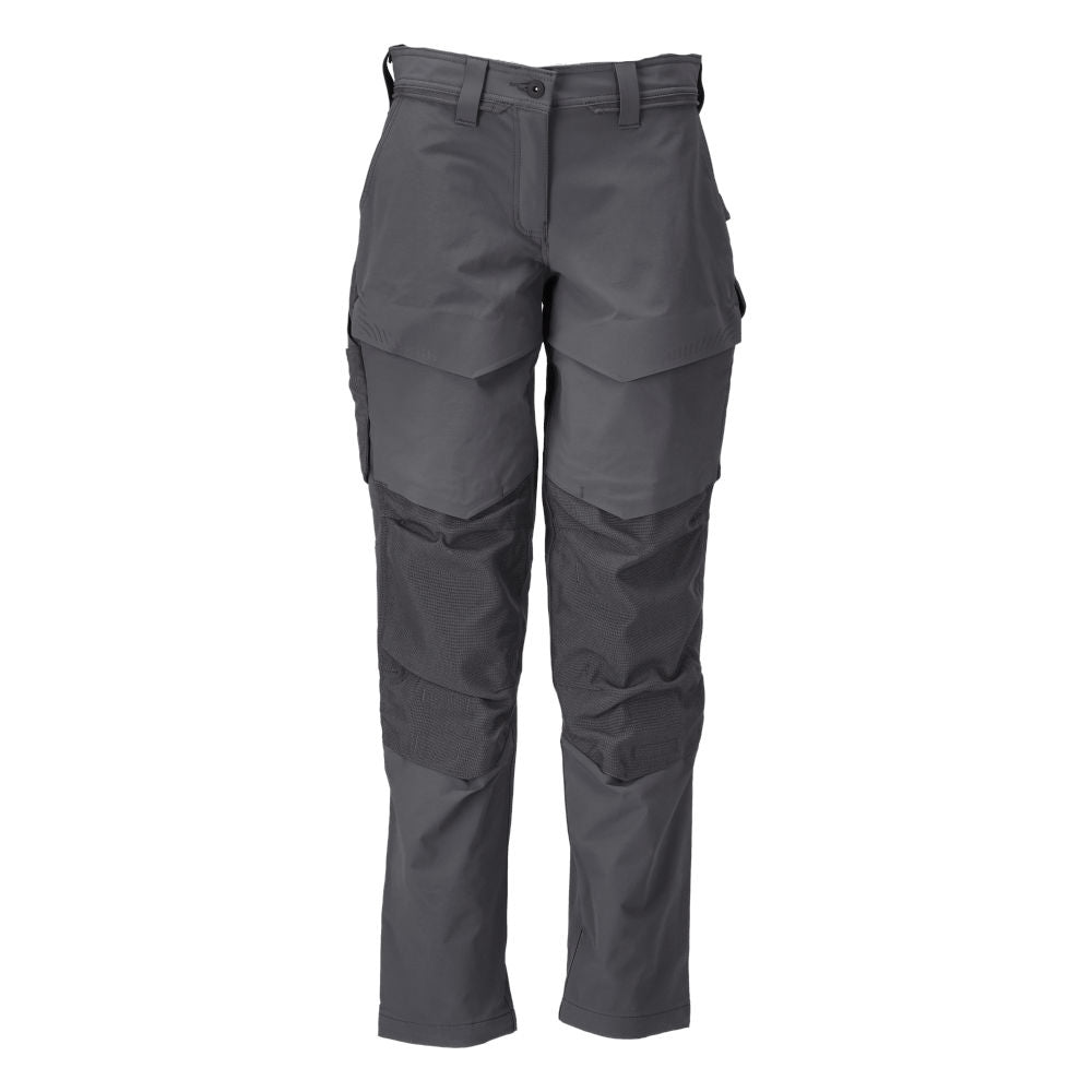 Mascot Customized Broek 22378-311 kniezakken Ultimate Stretch waterafstotend lichtgewicht Vrouwelijke pasvorm Diamond steengrijs(89)