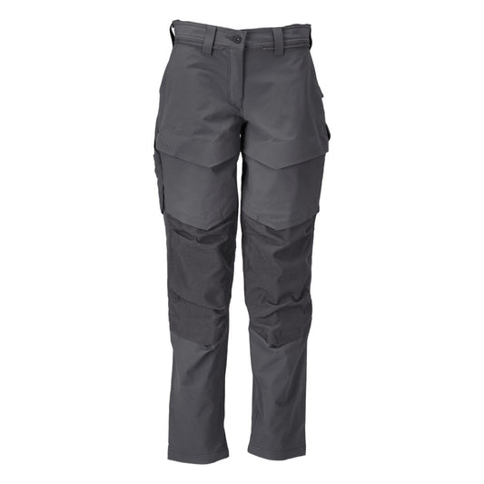 Mascot Customized Broek 22378-311 kniezakken Ultimate Stretch waterafstotend lichtgewicht Vrouwelijke pasvorm Diamond steengrijs(89)