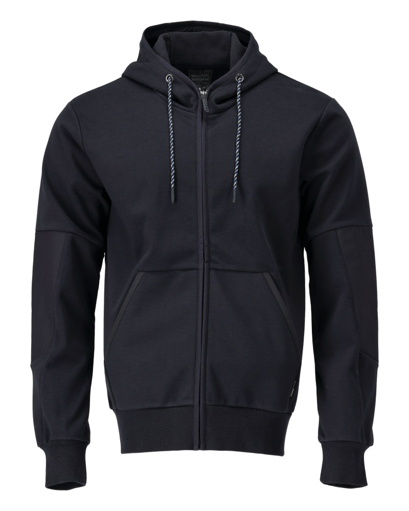 Mascot Customized Capuchontrui 22386-365 rits Premium waterafstotend winddicht modern fit donker marineblauw(010)
