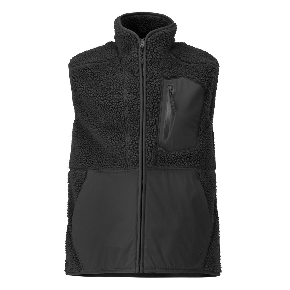 Mascot Customized Bodywarmer met rits 22465-682 rits modern fit zwart(09)