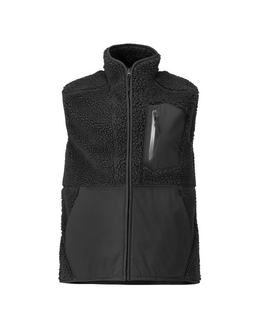 Mascot Customized Bodywarmer met rits 22465-682 rits modern fit zwart(09)