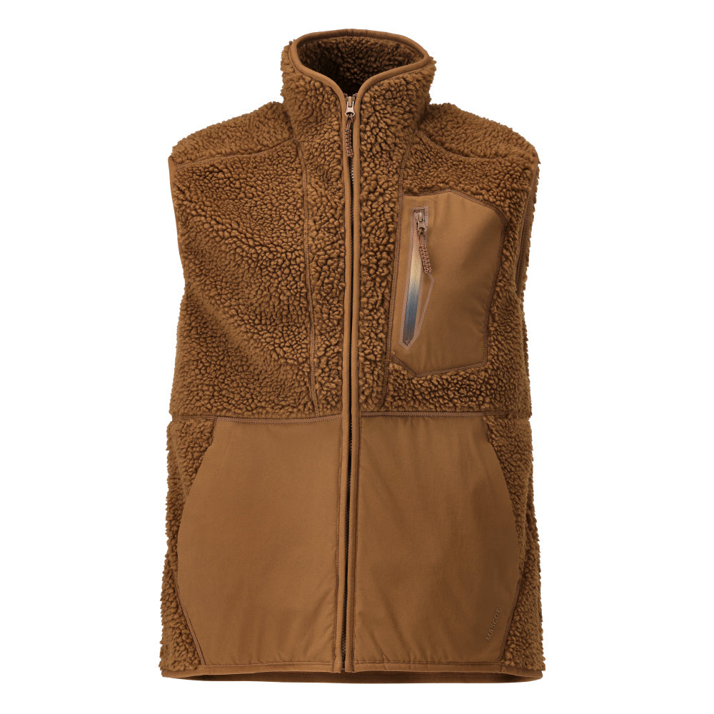 Mascot Customized Bodywarmer met rits 22465-682 rits modern fit notenbruin(54)