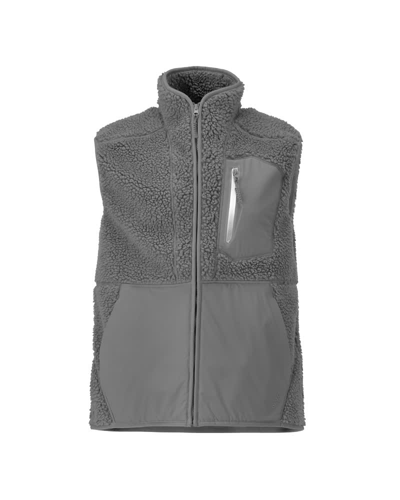 Mascot Customized Bodywarmer met rits 22465-682 rits modern fit steengrijs(89)