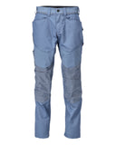 Mascot Customized Broek 22479-230 kniezakken Cordura lichtgewicht Stretch Zones steenblauw(85)