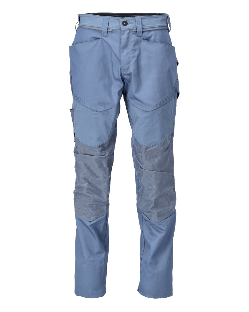 Mascot Customized Broek 22479-230 kniezakken Cordura lichtgewicht Stretch Zones steenblauw(85)