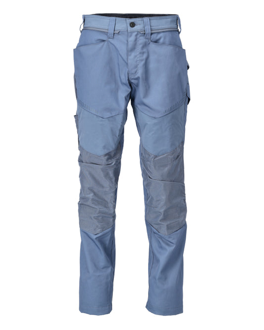 Mascot Customized Broek 22479-230 kniezakken Cordura lichtgewicht Stretch Zones steenblauw(85)