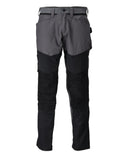 Mascot Customized Broek 22479-230 kniezakken Cordura lichtgewicht Stretch Zones steengrijs-zwart(8909)