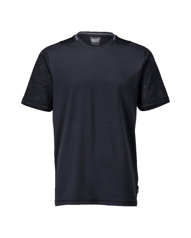 Mascot Customized T-shirt 22482-618 korte mouwen Premium vochtregulerend Modern fit donker marineblauw(010)
