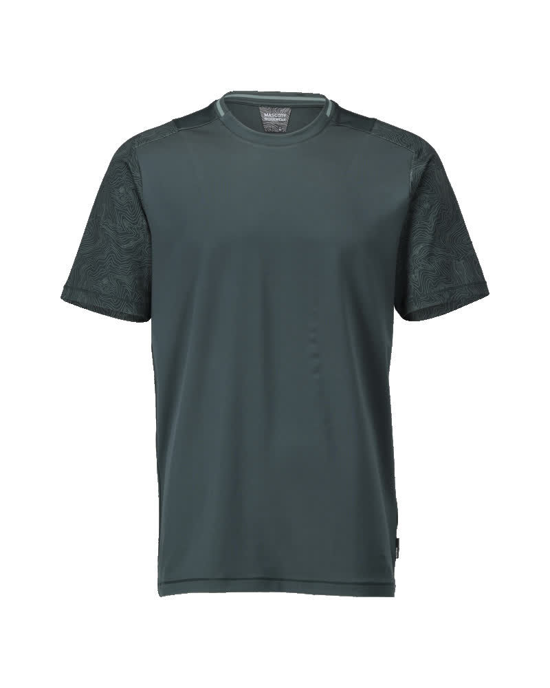 Mascot Customized T-shirt 22482-618 korte mouwen Premium vochtregulerend Modern fit bosgroen(34)
