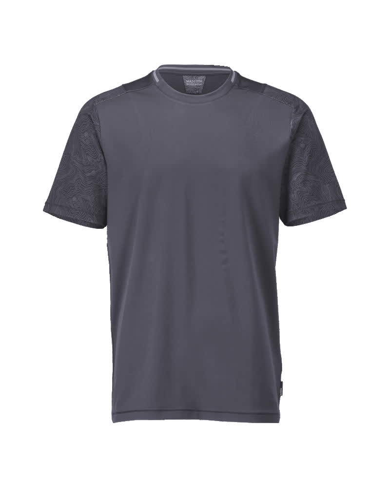 Mascot Customized T-shirt 22482-618 korte mouwen Premium vochtregulerend Modern fit steengrijs(89)