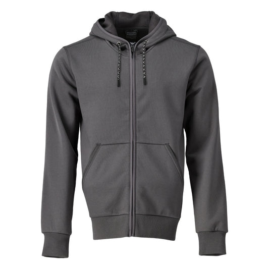 Mascot Customized Capuchontrui 22486-378 rits Premium Modern fit steengrijs(89)