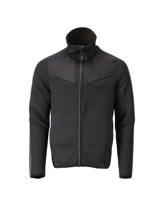 Mascot Customized Fleecetrui 22503-681 rits zwart(09)