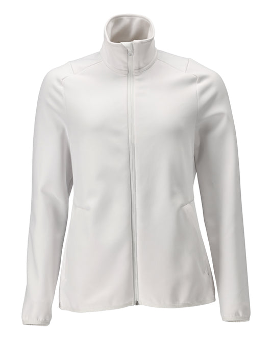 Mascot Customized Fleecetrui 22553-608 rits vrouwelijke pasvorm wit(06)