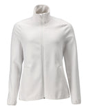 Mascot Customized Fleecetrui 22553-608 rits vrouwelijke pasvorm wit(06)
