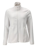 Mascot Customized Fleecetrui 22553-608 rits vrouwelijke pasvorm wit(06)