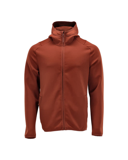 Mascot Customized Fleecetrui met capuchon 22586-608 herfstrood(24)