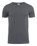 Printer Essentials T-shirt 2264024 Heavy V-Neck metaalgrijs(935)
