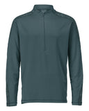 Mascot Customized T-shirt 22681-618 lange mouwen korte rits Premium vochtregulerend Modern fit bosgroen(34)