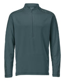 Mascot Customized T-shirt 22681-618 lange mouwen korte rits Premium vochtregulerend Modern fit bosgroen(34)