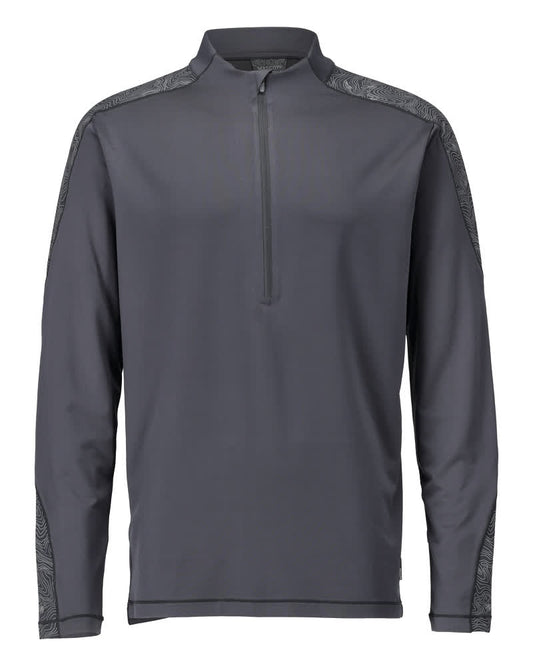 Mascot Customized T-shirt 22681-618 lange mouwen korte rits Premium vochtregulerend Modern fit steengrijs(89)