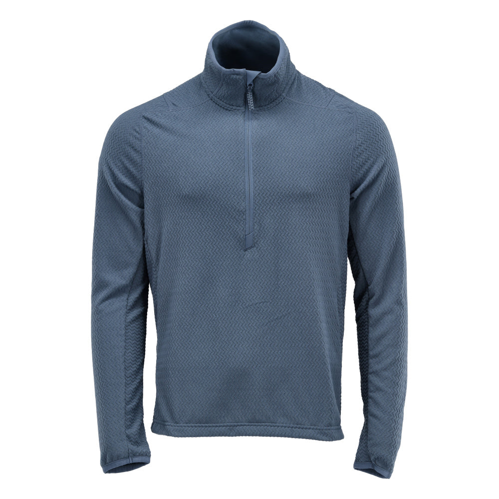 Mascot Customized Fleecetrui 22703-639 Microfleece rits Premium Modern fit steenblauw(85)