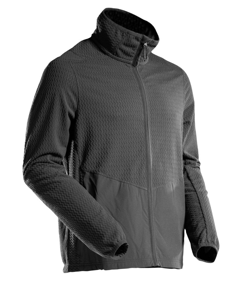 Mascot Customized trui 22803-639 microfleece rits zwart(09)