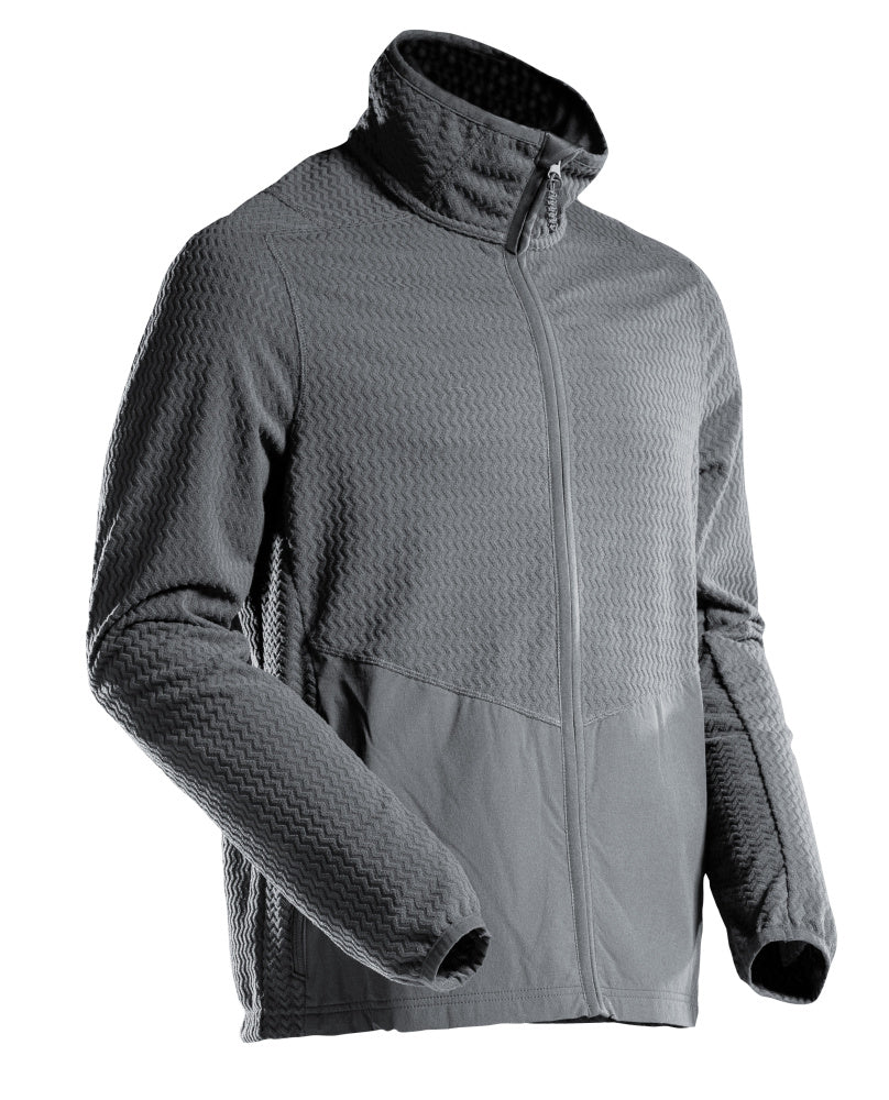 Mascot Customized trui 22803-639 microfleece rits steengrijs(89)