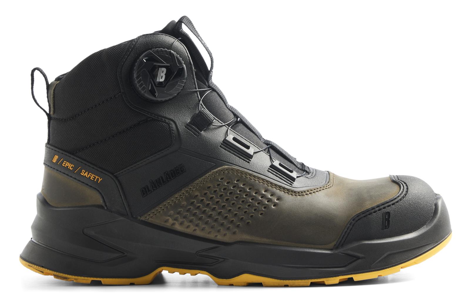 Blaklader New Shoes Epic Veiligheidsschoenen 22960 Hoog S3S FO SR HRO SC LG donker herfstgroen(4209)