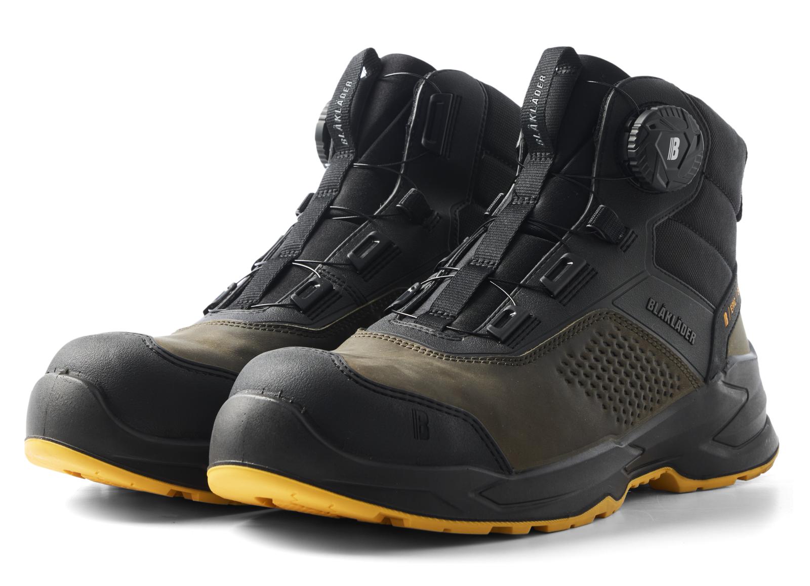 Blaklader New Shoes Epic Veiligheidsschoenen 22960 Hoog S3S FO SR HRO SC LG donker herfstgroen(4209)
