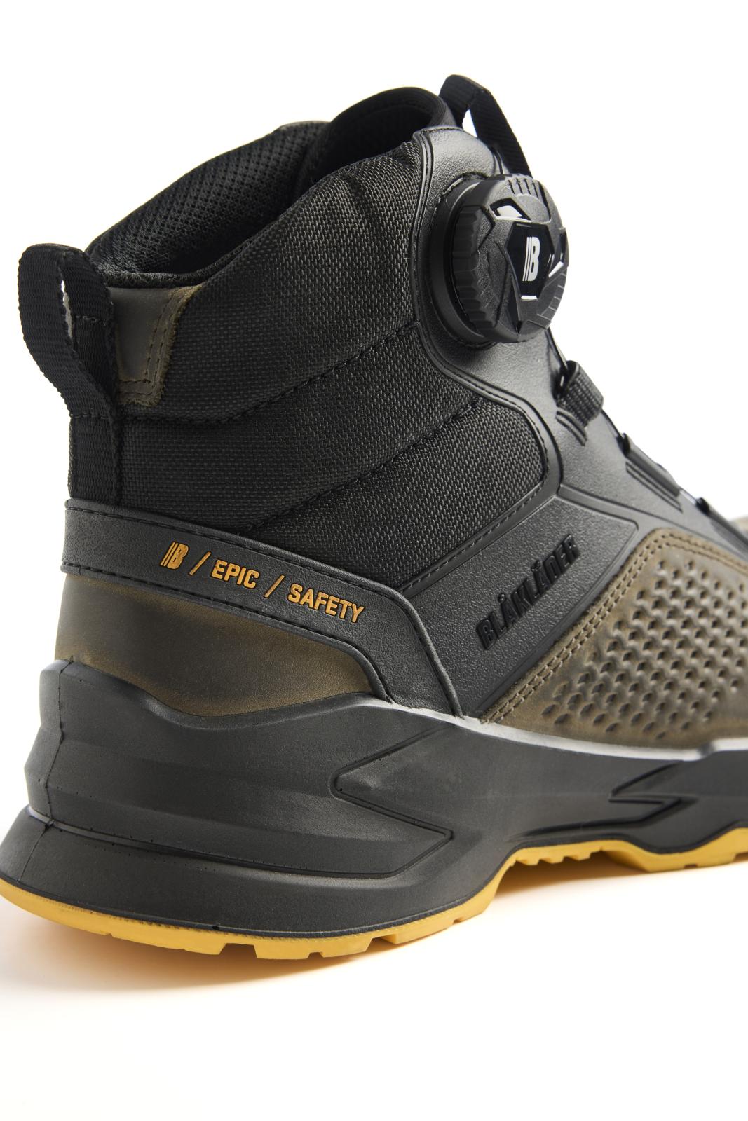 Blaklader New Shoes Epic Veiligheidsschoenen 22960 Hoog S3S FO SR HRO SC LG donker herfstgroen(4209)