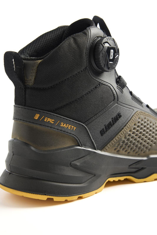 Blaklader New Shoes Epic Veiligheidsschoenen 22960 Hoog S3S FO SR HRO SC LG donker herfstgroen(4209)