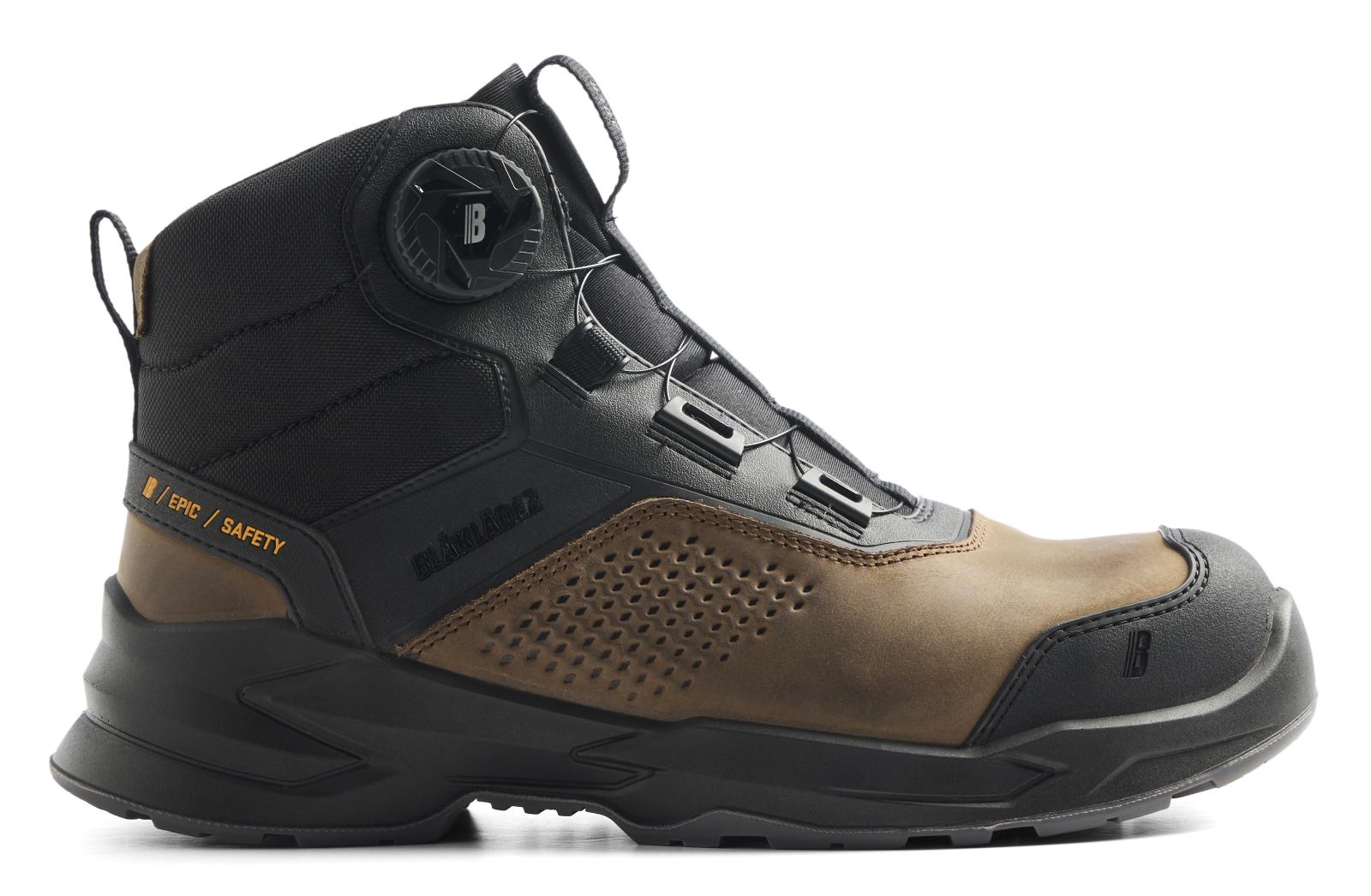 Blaklader New Shoes Epic Veiligheidsschoenen 22960 Hoog S3S FO SR HRO SC LG bruin(7800)
