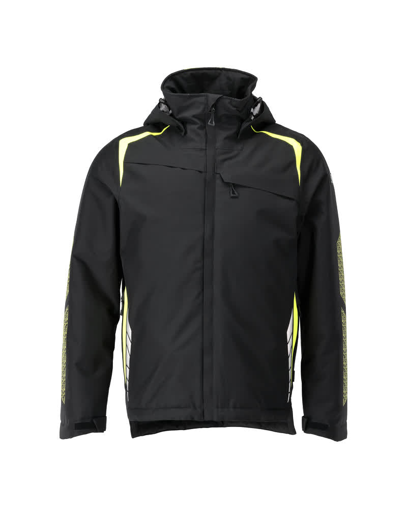 Mascot Accelerate Safe Winterjas 23035-231 waterdicht winddicht ademend zwart-fluo geel(0917)