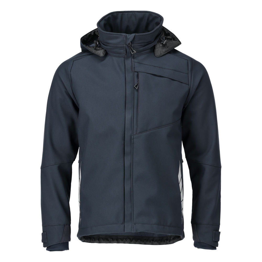 Mascot Hardwear Blackpool Jas 23102-246 Softshell waterafstotend winddicht ademend donker marineblauw(010)