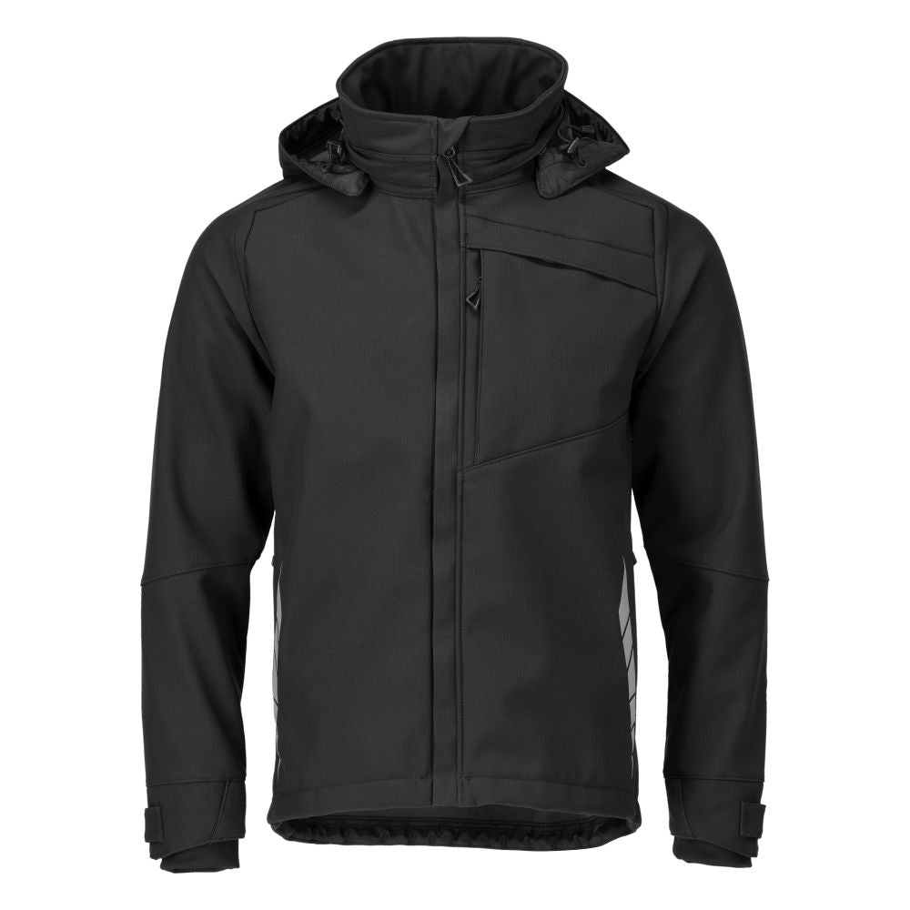 Mascot Hardwear Blackpool Jas 23102-246 Softshell waterafstotend winddicht ademend zwart(09)